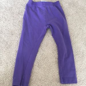 Purple leggings